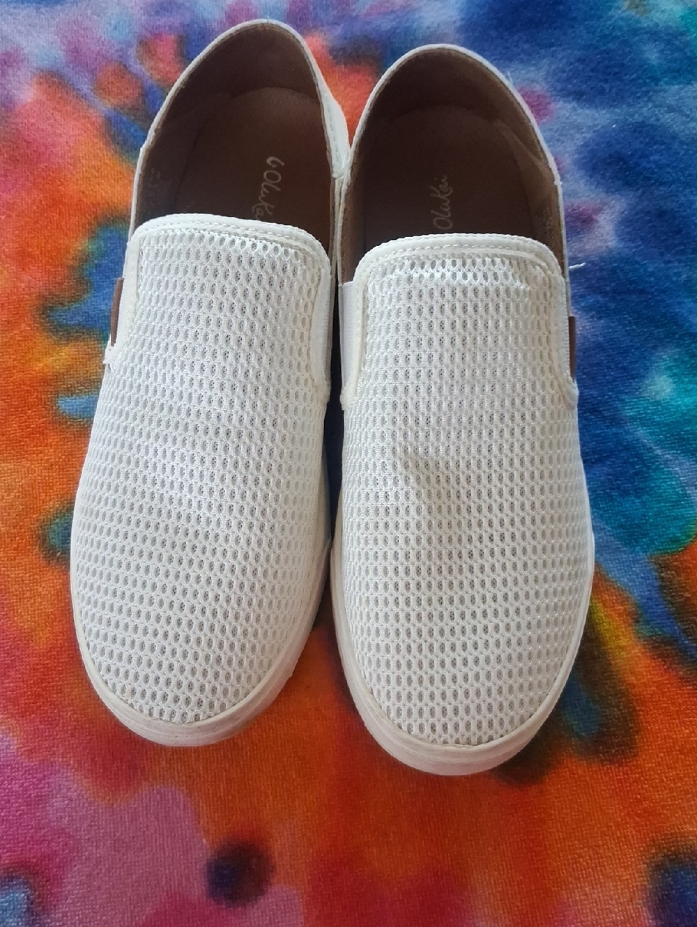 OluKai Pehuea Pavement Slip-On Box Label
